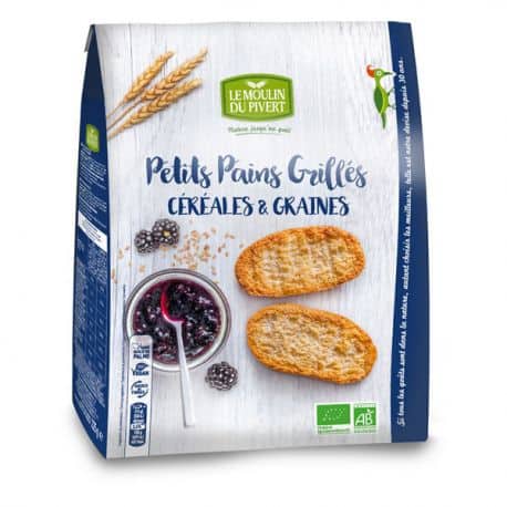 LE MOULIN DU PIVERT -- Petits pains grilles graines & cereales
