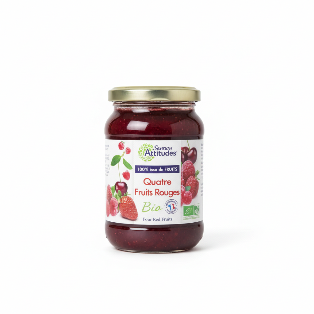 SAVEURS ATTITUDES -- Preparation aux 4 fruits rouges bio