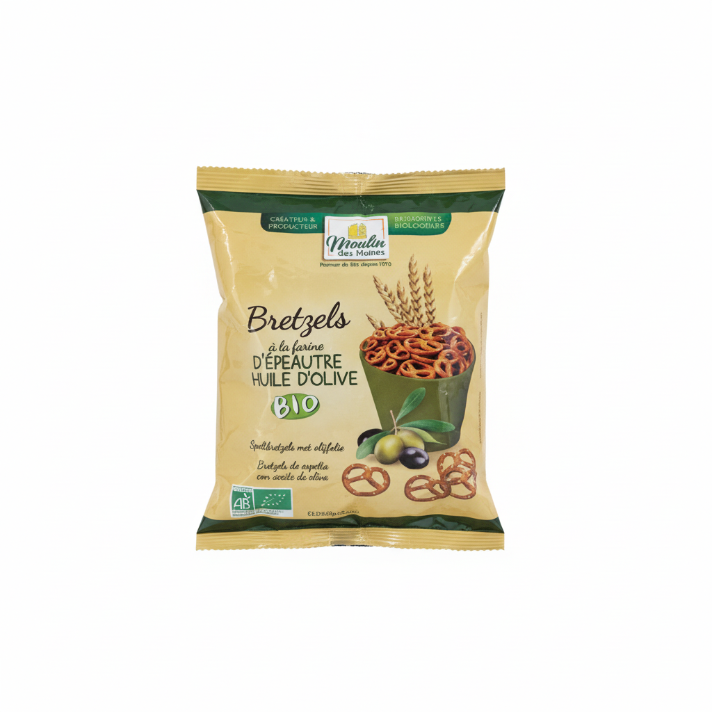 Bretzels épeautre (salées au sel de mer)