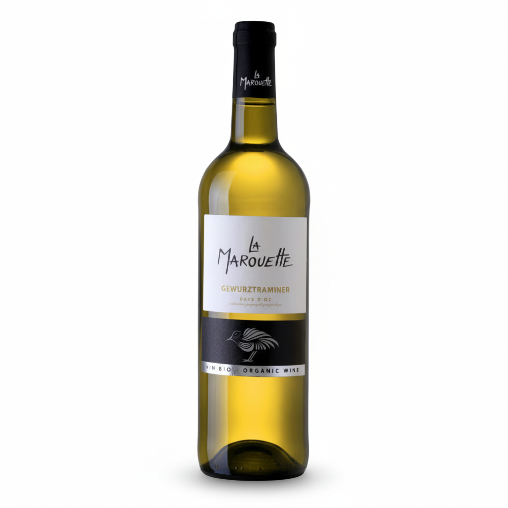 LA MAROUETTE -- Vin blanc gewurztraminer la ma