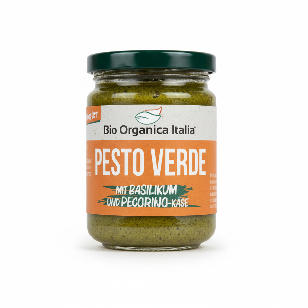 BIO ORGANICA ITALIA -- Pesto vert au fromage