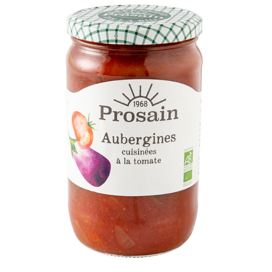 Prosain -- Aubergines cuisinées à la tomate bio - 650 g