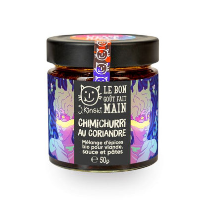 J.Kinski -- Condiment chimichurri bio (pour pesto et marinade) - 50 g