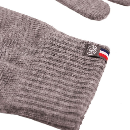 Maison Bonnefoy -- Gants tactiles jasmin bio l/xl gris