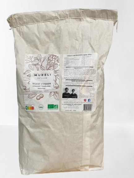 Muesli quotidien choco noisettes cacahuètes bio - 1