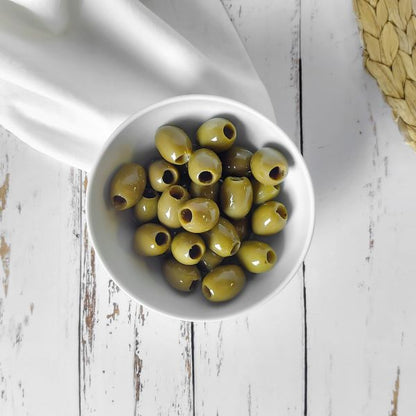 Le Temps Des Oliviers -- Olives vertes dénoyautées bio (cal 12/14) Vrac (origine Grèce) - 2.6 kg