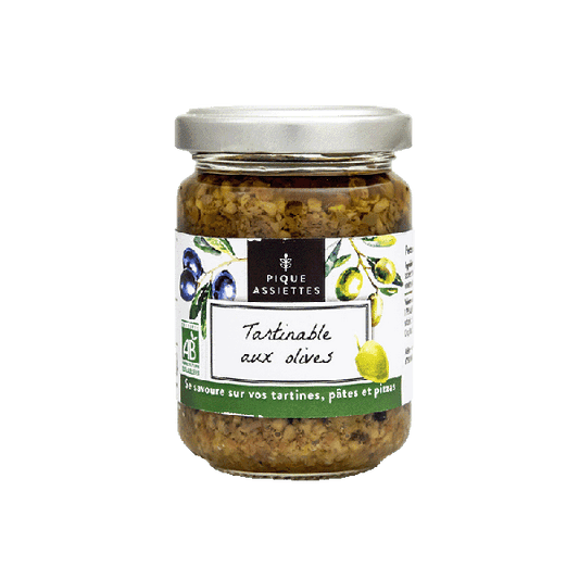 Pique Assiettes -- Tartinable aux olives bio - 120 g