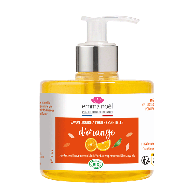 Emma Noël -- Savon liquide he orange bio - 300 mL